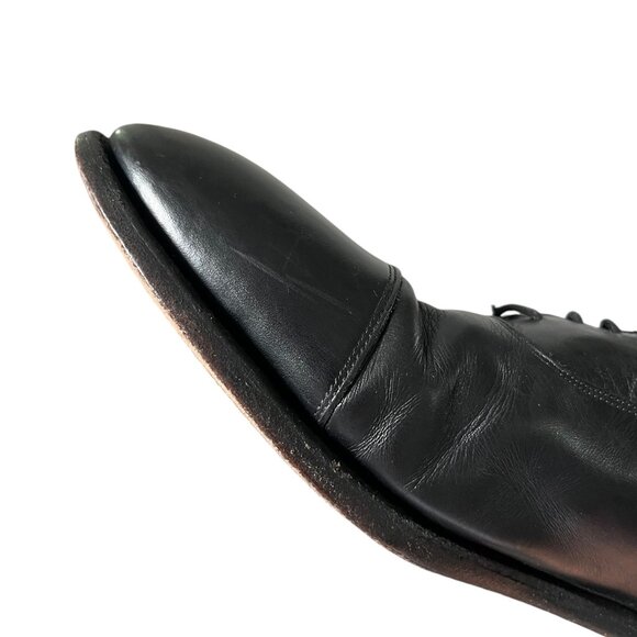Johnston & Murphy Melton Cap Toe Oxford in Black Calf Leather Size 13 main image 11